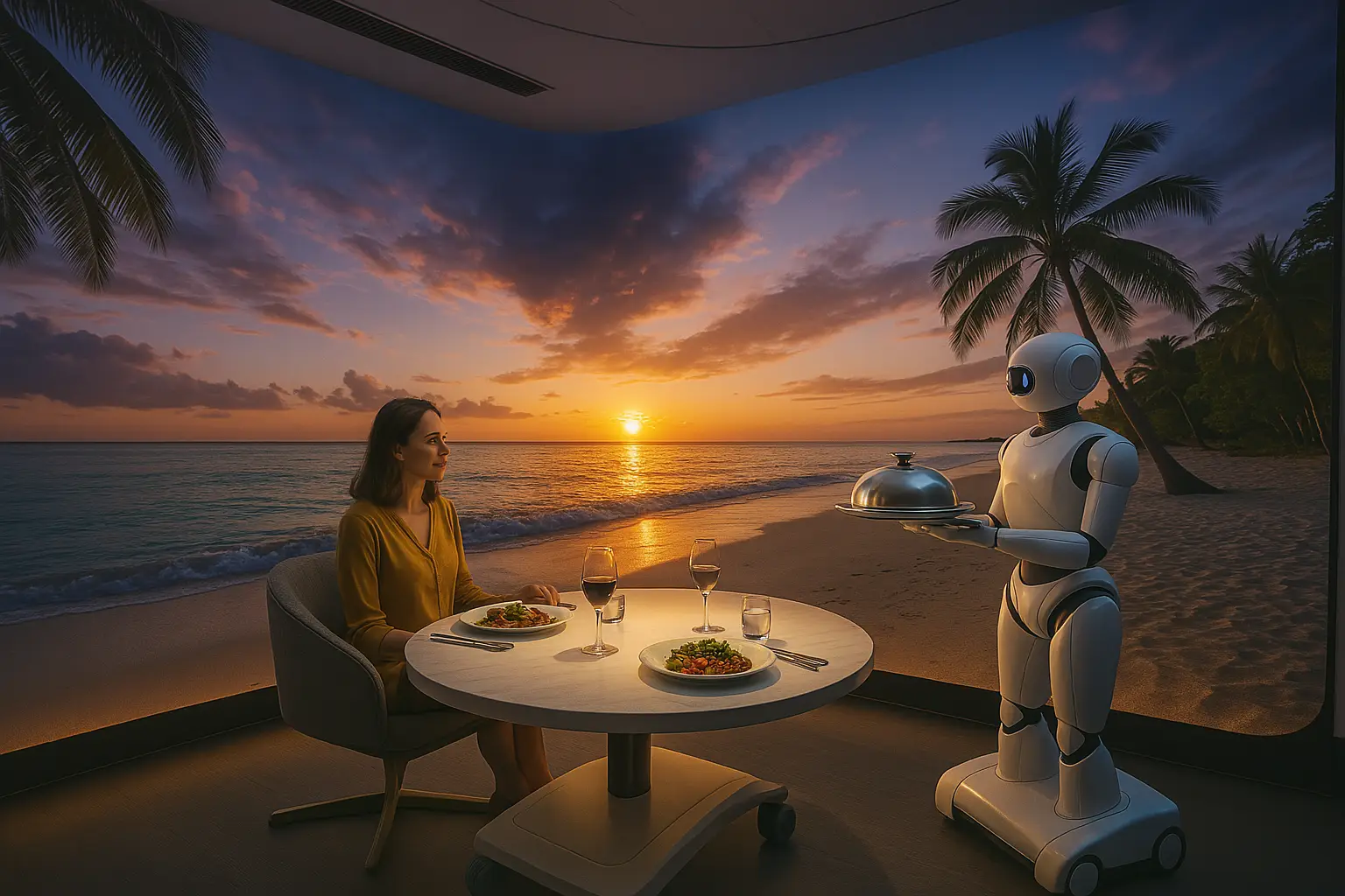 Futuristic Restaurant Concept - Personalized Immersive Dining Experience